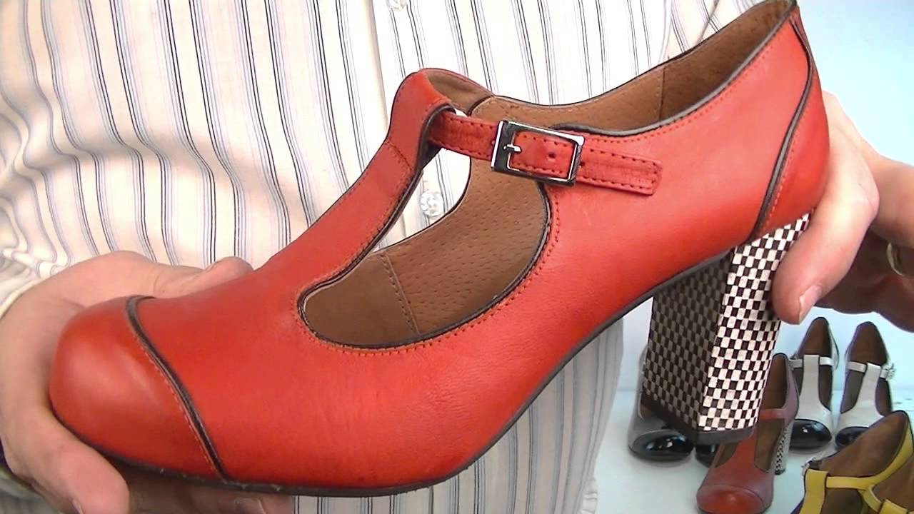 The Dusty – Ladies Retro T-Bar Shoe by Modshoes