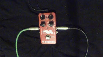 Tc Electronic Hall Of Fame Reverb (Spring) VS VOX AC 15 Amp Spring Reverb Reverb Shootout