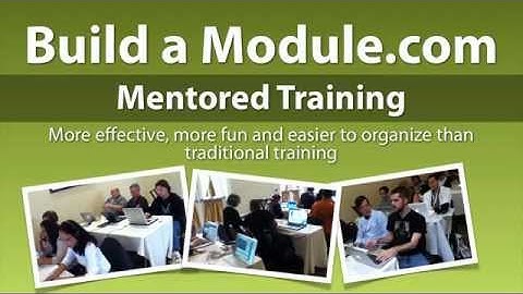 Conduct free Drupal trainings with the Build a Module.com Mentored Training model