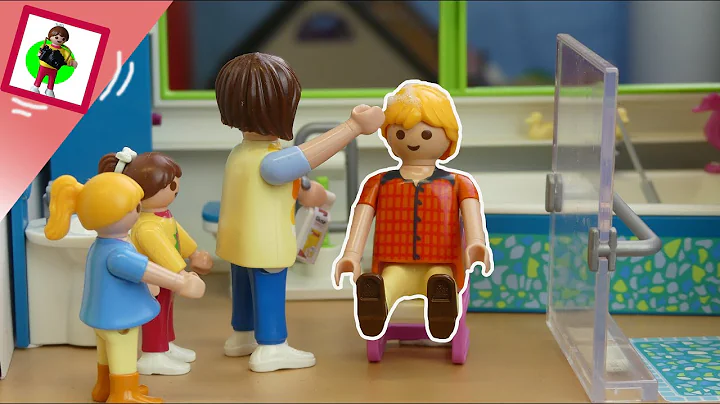 Playmobil Film "Peter hat Luse" Familie Jansen / K...