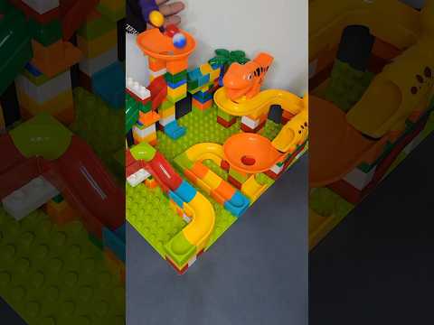 SATISFYING MARBLE RUN ASMR 🔵🔴⚪️ PART 19 #asmr #marblerun  #CheARahol