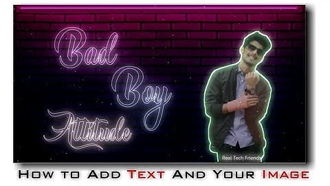 New Attitude whatsapp status Editing | Neon Effect Avee player template | Avee player Editing