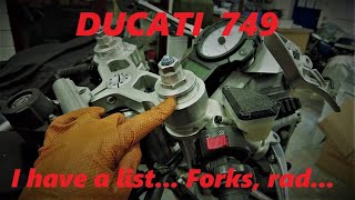 Forks sake! Ducati 749 Project, Part 5, Servicing the suspension and fitting the new radiator