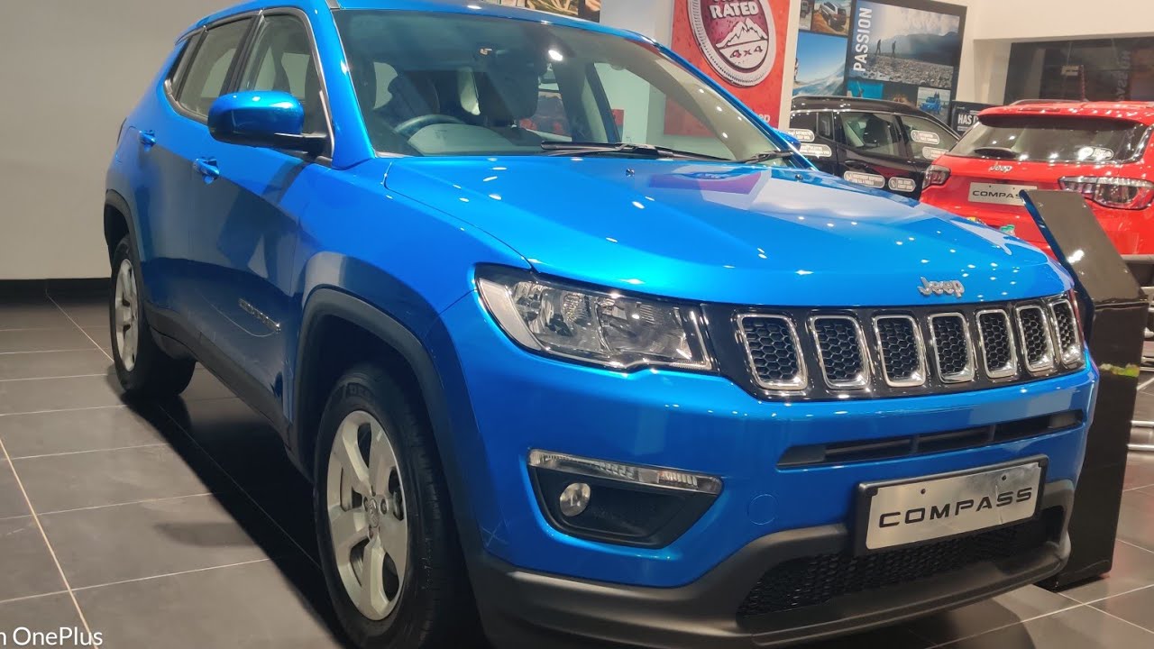 Jeep Compass Longitude Hydro Blue Colour Autotrend Walk Around Youtube