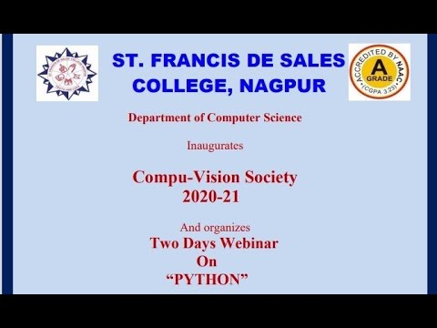 Day-2 Webinar On Python - YouTube