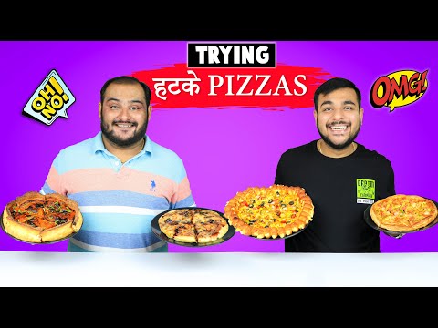 Trying Unique Pizzas | Pizza Eating Challenge | Unique Food Dishes Challenge | Viwa Food World