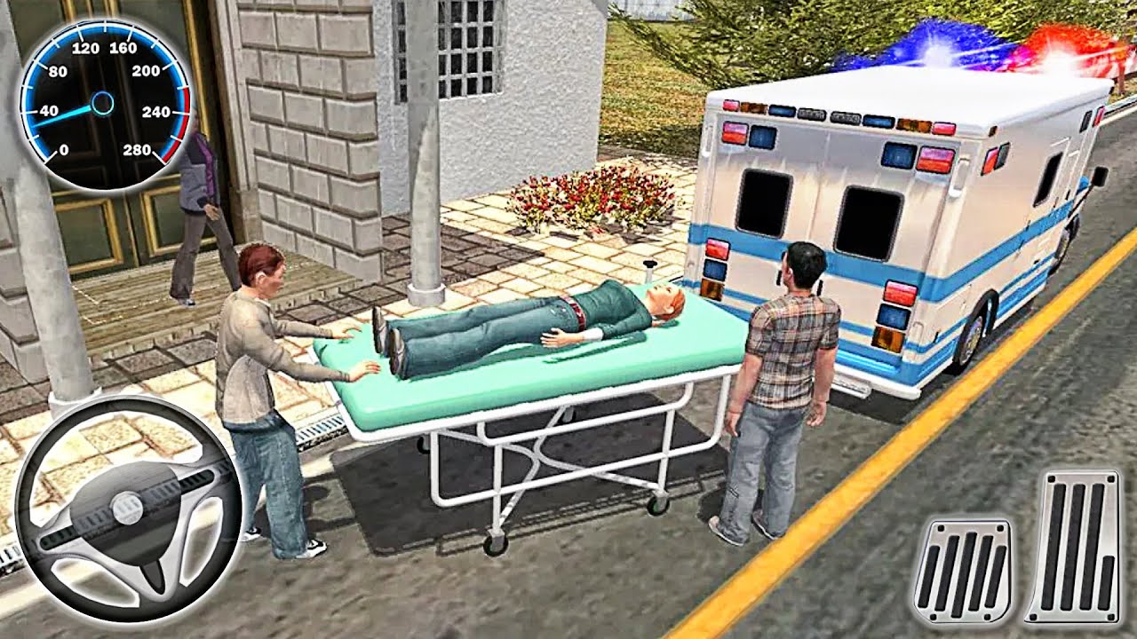 911 Ambulance Car Driving - City Rescue Drive Simulator - Best Android GamePlay