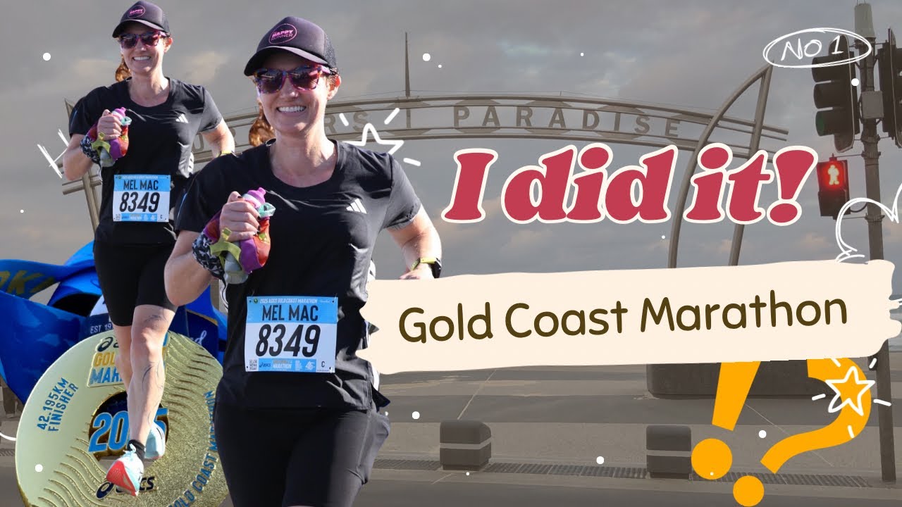 Race week | Gold Coast Marathon 2025 | I ran a sub 4 marathon! 