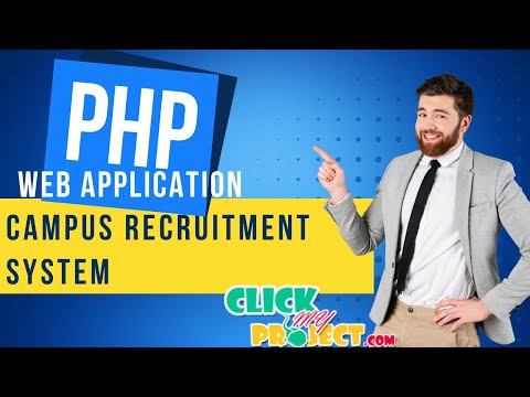 PHP Web Application Project - Campus Recruitment System - ClickMyProject