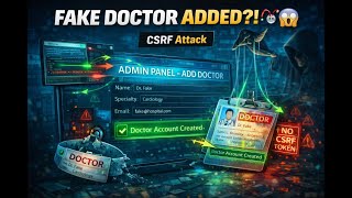 CSRF Attack Creates Fake Doctor Account | PHPGurukul Hospital Management System v4.0