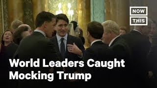 World Leaders Caught on Camera Mocking Trump | NowThis