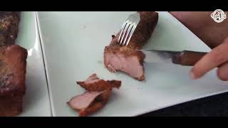 Smoked pork ribs and fillet