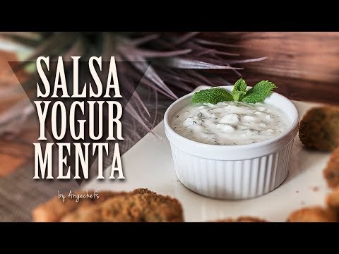Salsa de Yogur y Menta · Receta Fácil y Rápida