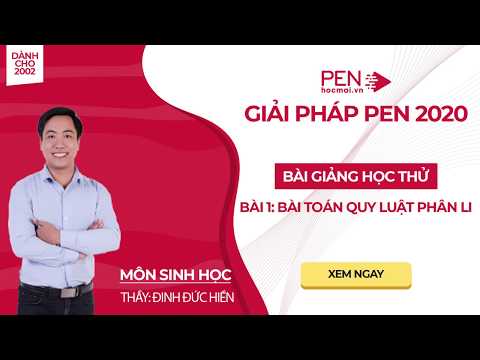 Video Bài toán quy luật phân ly - Sinh học 12 - Thầy Đinh... - youtube