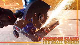 Turn Your Angle Grinder Into a Metal Chop Saw! (GEKO Stand Assembly & Test)