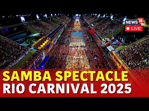 Rio Carnival 2025 LIVE | Spectacular Samba Parade & Dancers in Rio de Janeiro