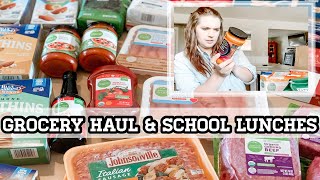 WEEKLY GROCERY HAUL FOR FAMILY OF 5 | ELEMENTARY SCHOOL LUNCH IDEAS 2021 | BUDGET GROCERY HAUL IDEAS