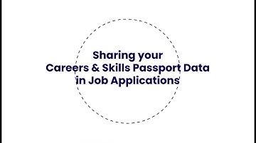How to Share Your Career & Skills Passport Data