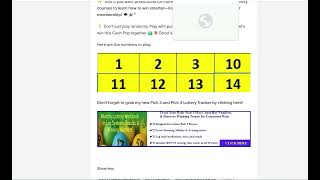 🎯CASH POP RESULTS | SEE CASH POP WINNING NUMBERS FROM MY LOTTERY PREDICTIONS 🎯