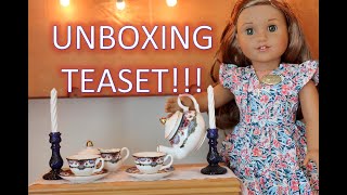 Unboxing American Girl Doll Teaset