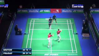 R32 - MD - A.Pratama / R.A.Saputra vs P.Briggs / H.Towler - 2014 All England Badminton Open