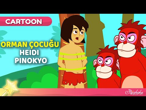 Orman Çocuğu + Heidi ve Pinokyo Masalı | Adisebaba Masallar