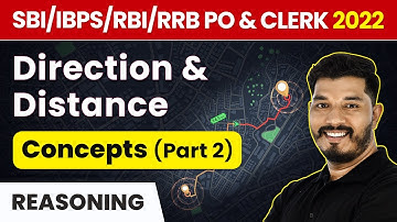 Direction & Distance - Concepts (Part 2) | Reasoning | Banking  Foundation Course 2022