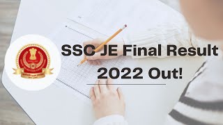SSC JE Final Result 2022 Out, 2788 Candidates Shortlisted for the DV - Download Link in Description!