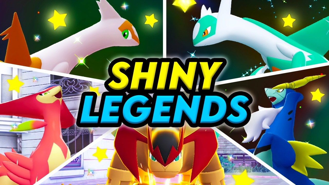 I CAUGHT EVERY SHINY LEGENDARY POKEMON in Legends: Z-A