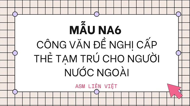 Mẫu công văn xin hủy thẻ tạm trú