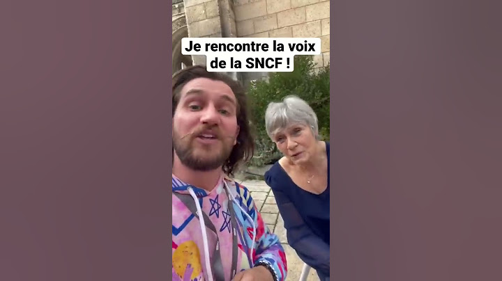 ￼ Je rencontre Simone la voix de la SNCF !