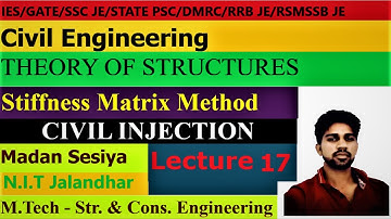 Matrix Method of Analysis | Stiffness Matrix Method of  Structural Analysis By  Madan Sesiya | CE |