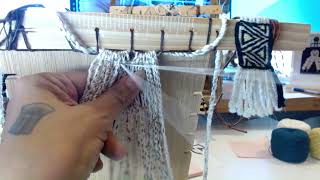Micro Weaving, Chilkat Z twist, Raven's Tail Heading Rows, Compact