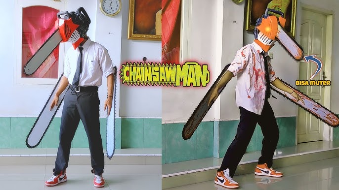 Chainsaw man Cosplay  Ideias de cosplay, Fotos de fantasias, Fantasias de  halloween para homens