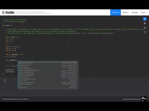 Kompaktes Kotlin Tutorial