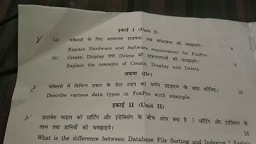 DATABASE USING FOXPRO