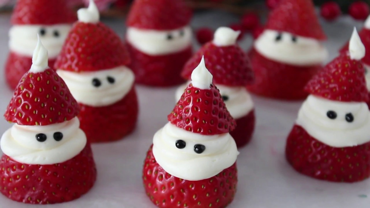 Strawberry Santas - YouTube