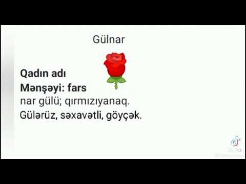 GÜLNAR adında olan xanımlara məndən,🌹🌹🌹❤❤❤