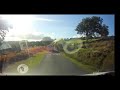 Van lad somehow drives in a ditch.
