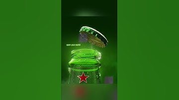 Heineken CGI #blender #beer #render #glass #blendertutorial