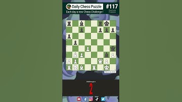 #117 Daily Chess Puzzle [mate in 2 moves] Checkmate