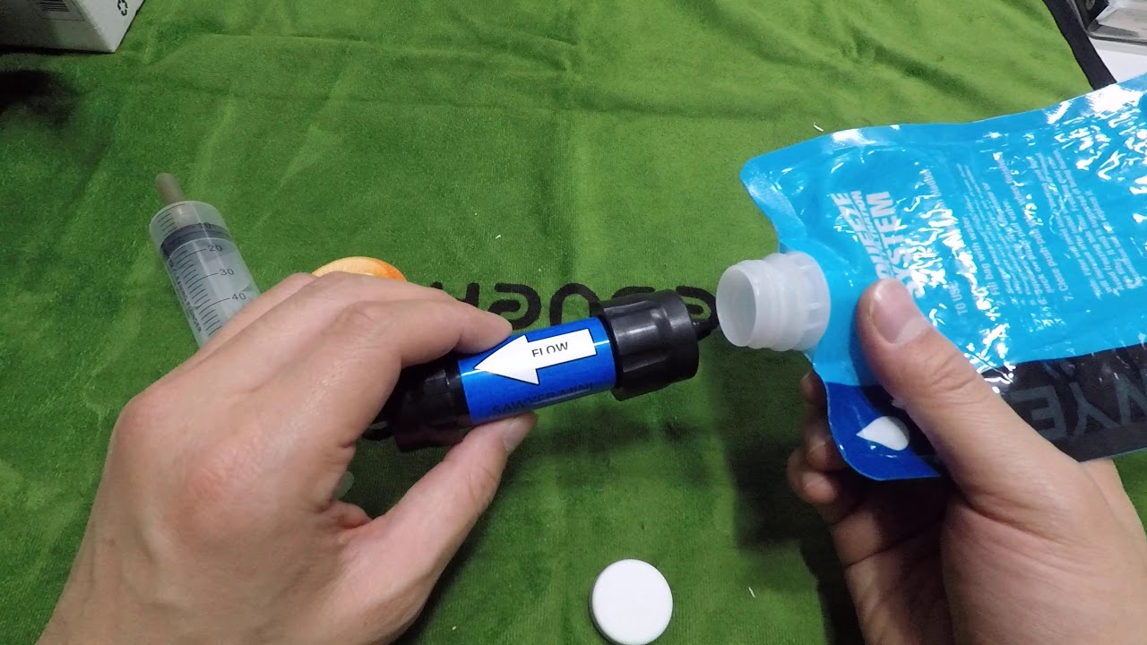 소이어 미니 백워싱 Sawyer Mini Backwashing YouTube