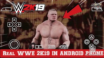WWE 2K19 ON GLOUD GAMES IN ANDROID!!!, FULL GAMEPLAY IN ANDROID PHONE!!!!