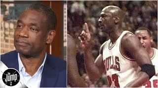 Dikembe Mutombo on that time Michael Jordan gave him the finger wag | The Jump screenshot 5