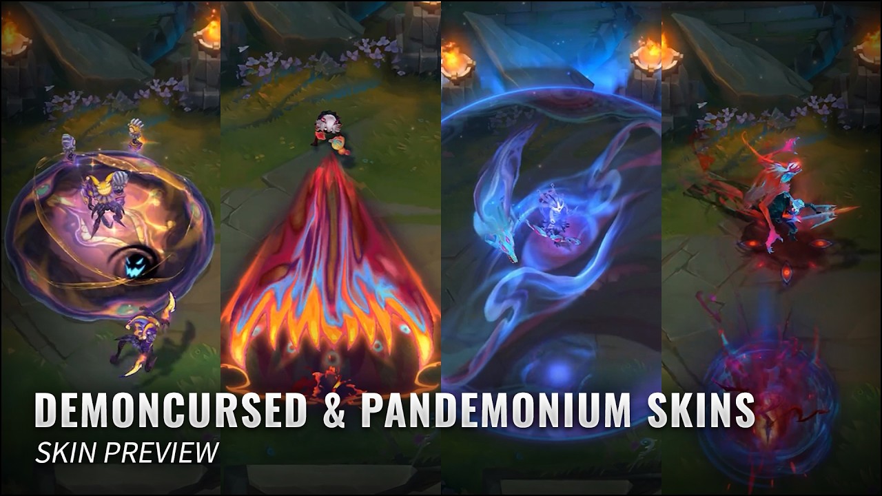 Pandemonium Shaco (Prestige), Annie, Kindred & Demoncursed Vayne ...