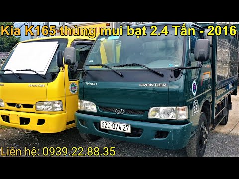 Video Bán xe tải Thaco Kia K165 thùng mui bạt cũ đời 2016... - youtube