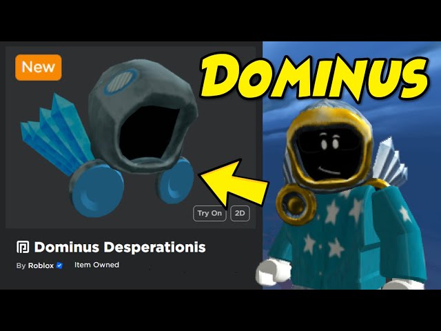 ROBLOX PLAYER صاحب و دارد DOMINUS AZURELIGHT (جدی) می پوشد - سی وید