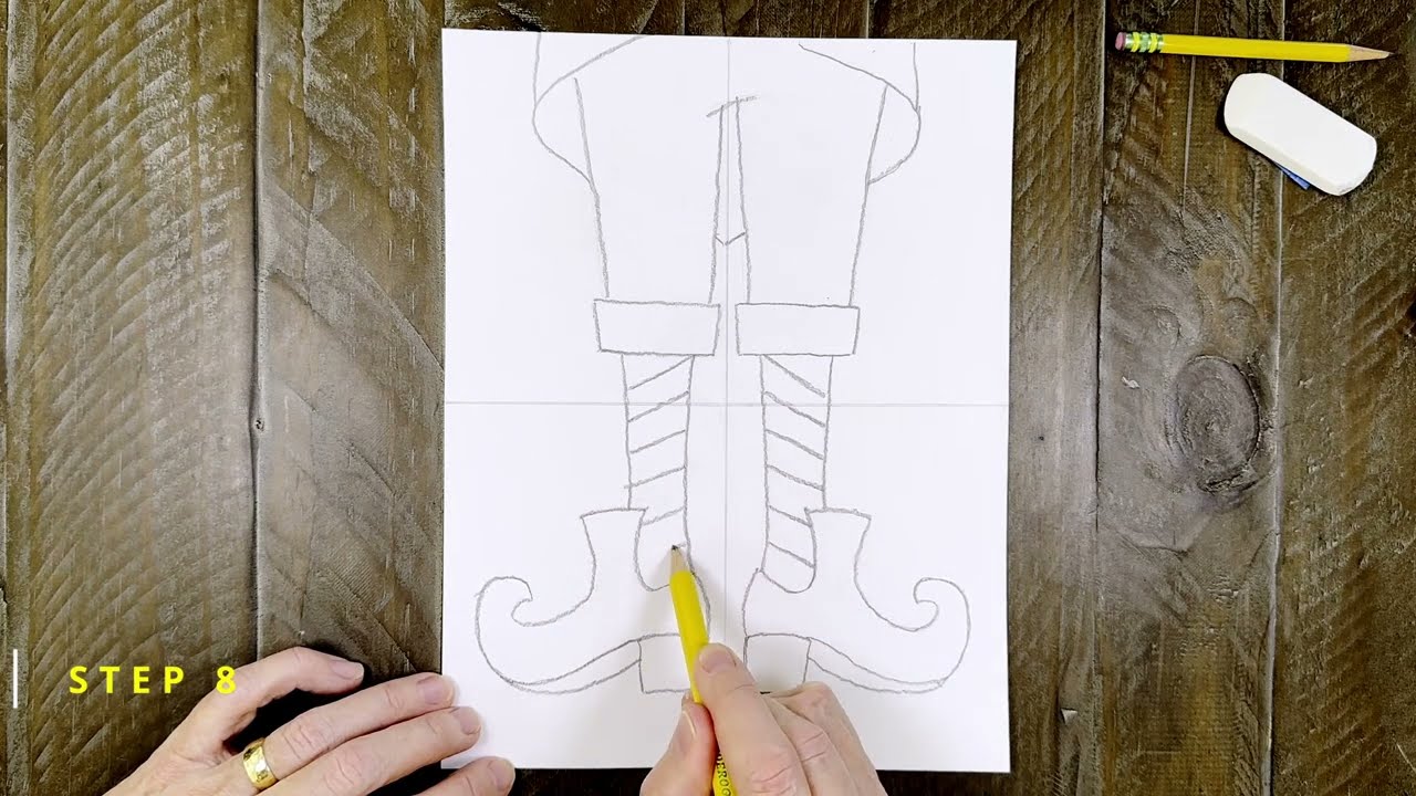 How to Draw Leprechaun Feet YouTube