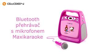 Produktové Video Gogen Cd Přehrávač S Bluetooth Maxikaraoke