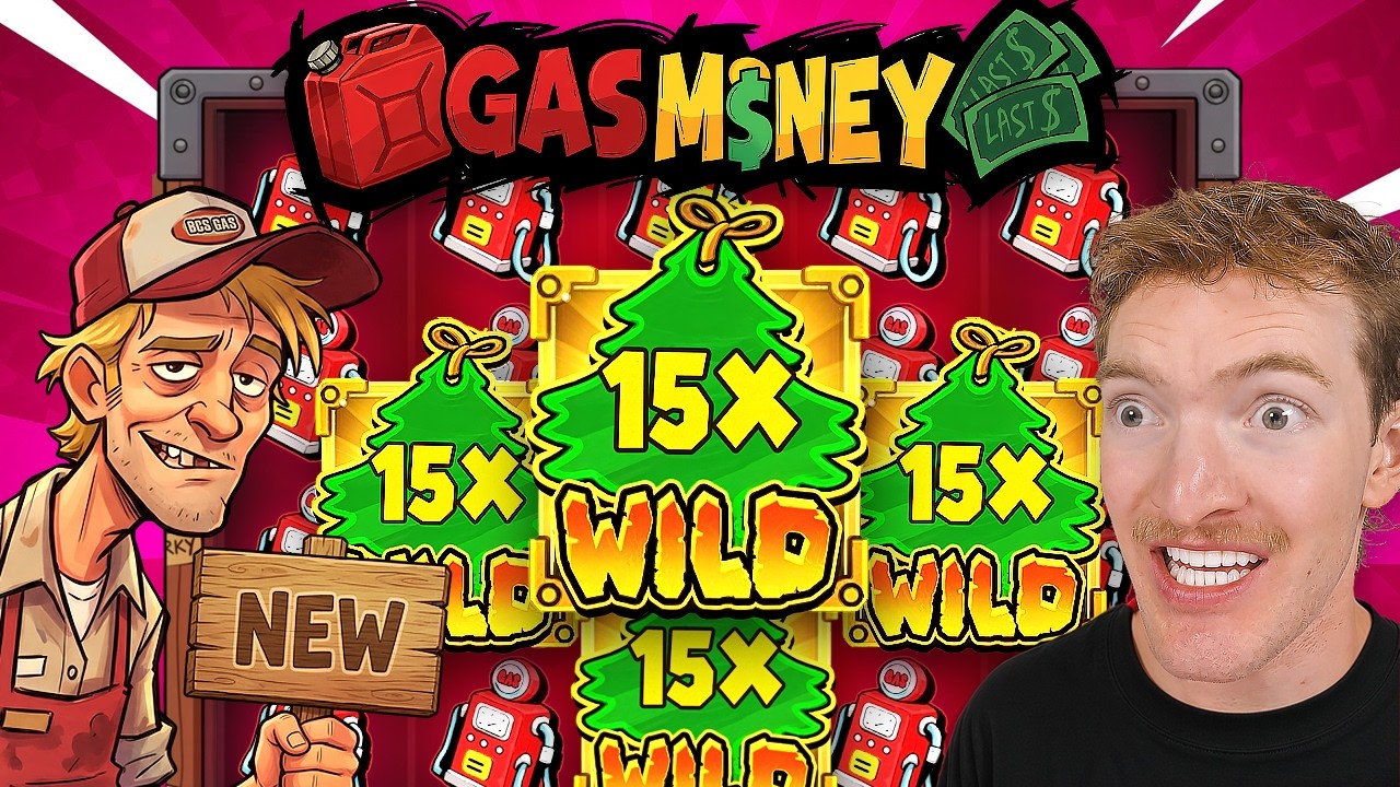 MY FIRST TIME PLAYING GAS MONEY SLOT (NEW RELEASE)